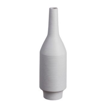 VASO BLANQUE D.14XH46CM IN CERAMICA BIANCA