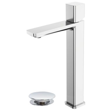 MISCELATORE LAVABO ALTO CROMO LOTUS.