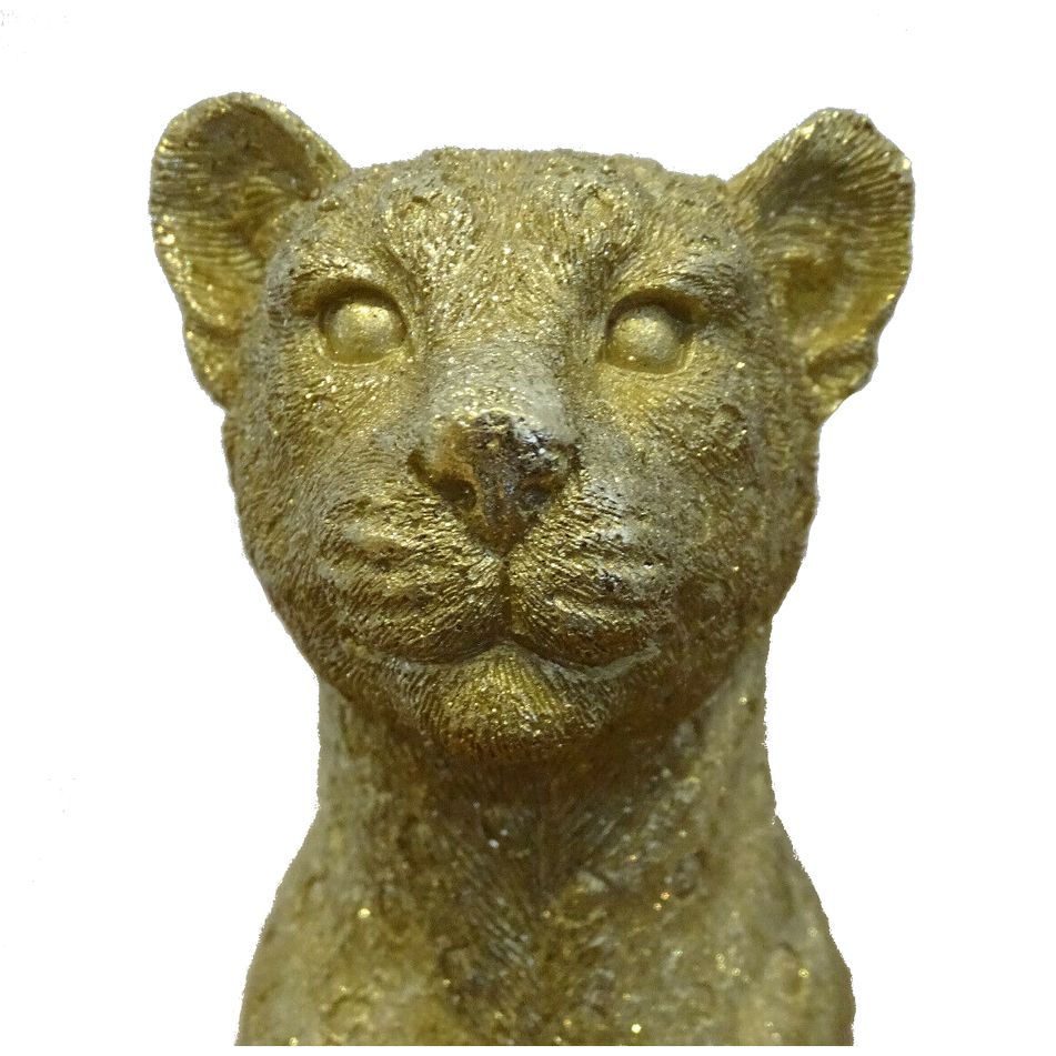leopardo-in-resina-oro-18x28cm