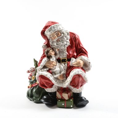 BABBO NATALE CLASSICO 28X21XH36CM IN RESINA