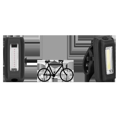 KIT LUCI LED 3W 150LM BIANCO / ROSSO PER BICICLETT