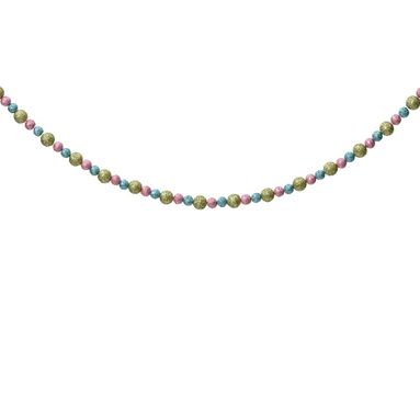 GHIRLANDA A SFERE MULTICOLOR 240CM D.2CM IN POLIST