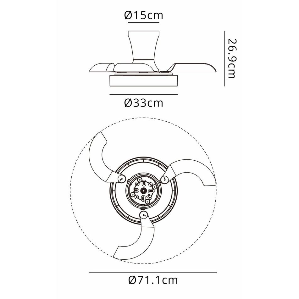 plafoniera-ventilatore-niseko-25-w-led-fan-25-w