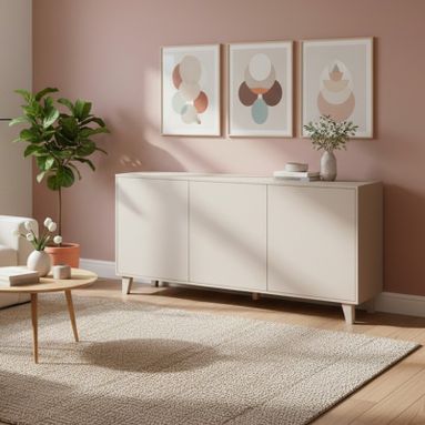 MADIA MORAN 3 ANTE 154X40XH75CM BEIGE