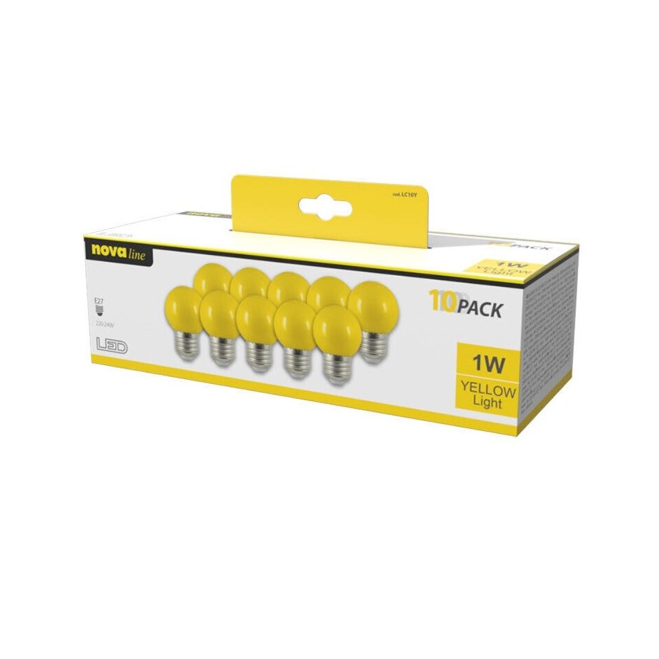 multipack-lampada-sfera-led-1w-e27-gialle-10pz