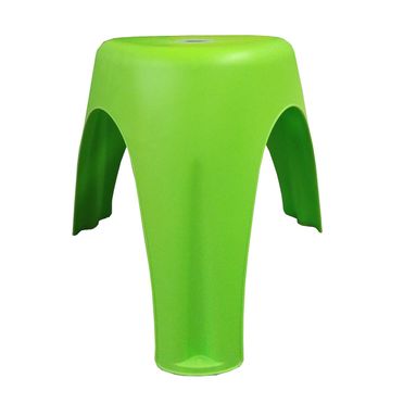 SGABELLO IN RESINA VERDE