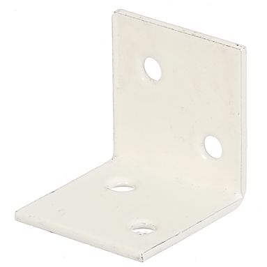 SQUADRETTA AD ANGOLO 30X30X30MM BIANCA