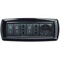 PLACCA MYLIFE 7 MODULI NERO