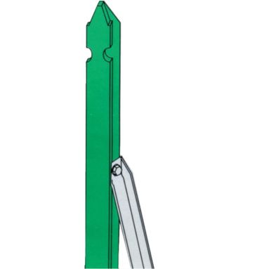 PALETTO PER RETE H225CM 35X35MM VERDE