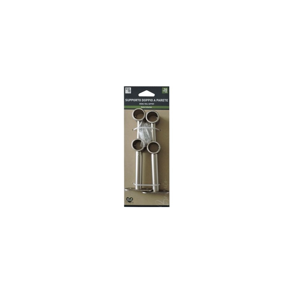 set-2-supporti-doppi-basico-16cm-nichel