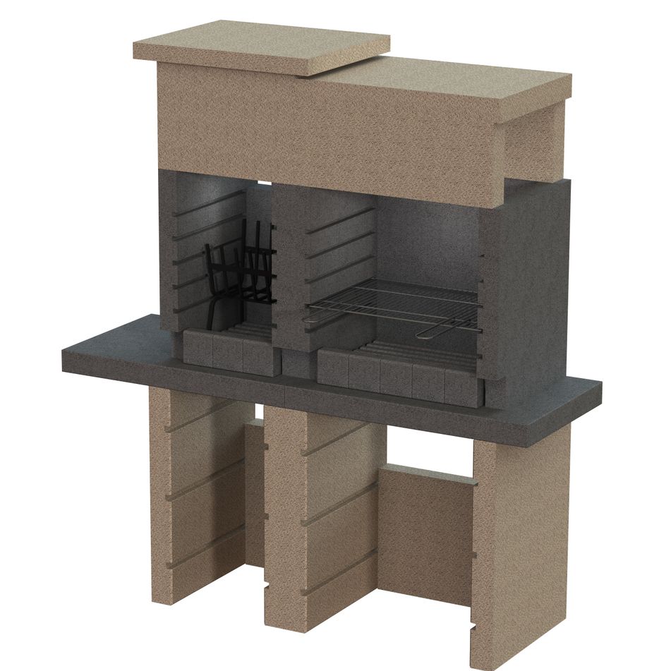 barbecue-san-pedro-160x52xh175cm-legna-e-carbone