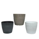vaso-in-plastica-a-righe-d-dot-22xh22cm-bianco-slash-antrac