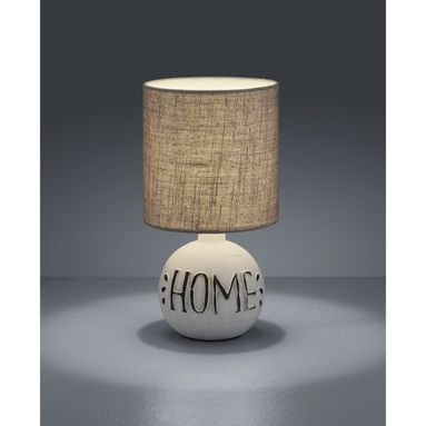 LAMPADA DA TAVOLO ESNA H.30CM HOME SABBIA/MARRONE
