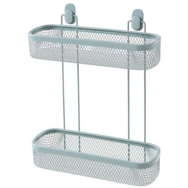 MENSOLA TAKI 2 RIPIANI 32X12XH39CM VERDE ACQUA