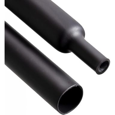 GUAINA TERMORESTRINGENTE 2M D.4,8/2,4MM NERA.
