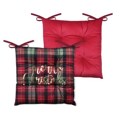 CUSCINO GALETTE HAROLD 38X38CM BORDEAUX.