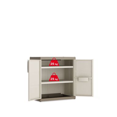 ARMADIO EXCELLENCE XL 89X54XH93CM SABBIA CON 2 RIP