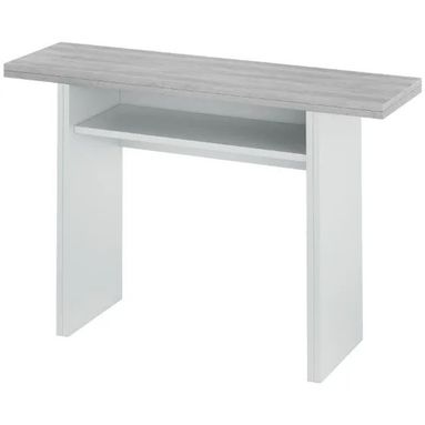 TAVOLO CONSOLLE A LIBRO 120X35/70XH77CM BIANCO ART