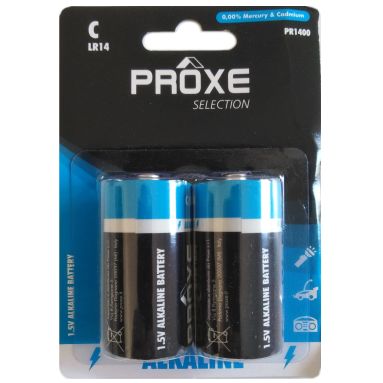 PILA TIPO C PROXE 1,5V LR14C 2PZ