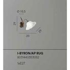 applique-byron-e27-h29cm-ruggine