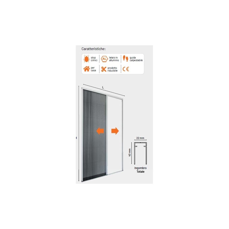 zanzariera-plissettata-120xh240cm-bianco-9016