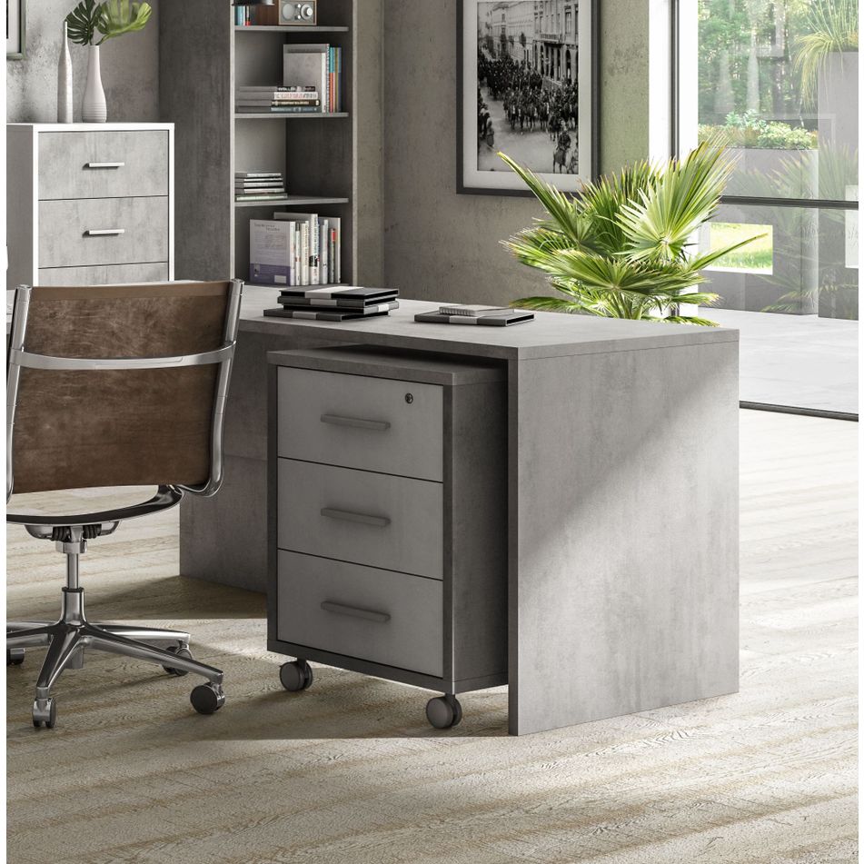 mobile-3-cassetti-su-ruote-51x41xh71cm-struttura-cemento-frontale-ossido-bianco