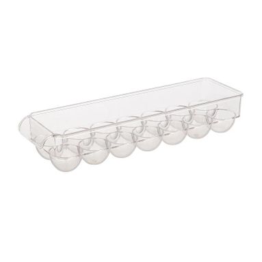 PORTAUOVA TRASPARENTE 37X11XH8CM CON COPERCHIO