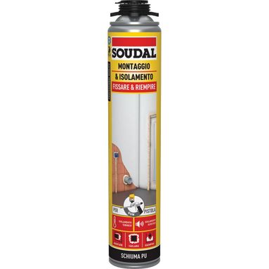 SCHIUMA POLIURETANICA MONTAGGIO-ISOLAMENTO 750ML