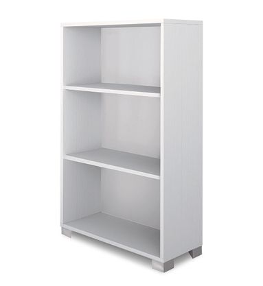 LIBRERIA A GIORNO H118 L70 KIT 70X29XH118CM STRUTTURA BIANCO FIAMMATO FRONTALE
