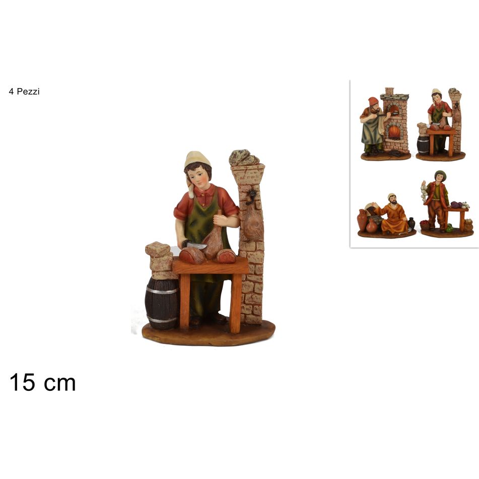 pastori-commercianti-15cm