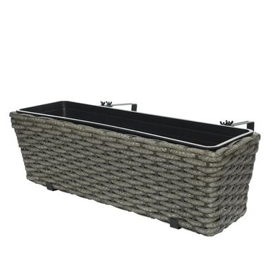 BALCONIERA SALISBURGO 60X18XH19CM GRIGIA
