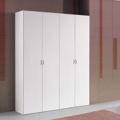 ARMADIO SIMPLI 4 ANTE BIANCO GR. 164X54XH211CM.