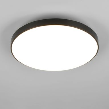 PLAFONIERA LED SPICA 18W D.30CM NERA IP44