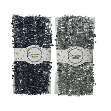 GHIRLANDA BLU/ARGENTO 5M.