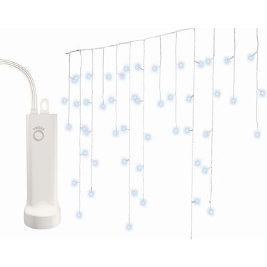 TENDA DI LUCI GHIACCIOLI CON 192 LED DURAWISE PER INTERNO ED ESTERNO 