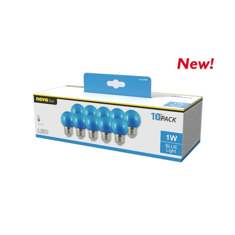 multipack-lampada-sfera-led-1w-e27-blu-10pz