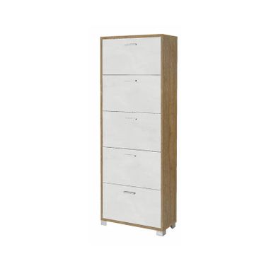 SCARPIERA NOCE 70X29XH186CM 5 RIBALTE