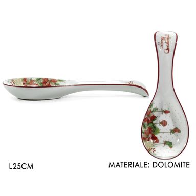 POGGIAMESTOLO NATALIZIO 25CM IN DOLOMITE.