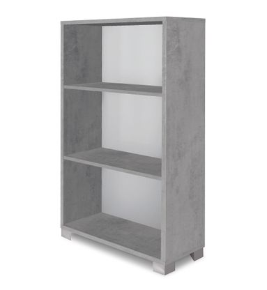 LIBRERIA A GIORNO H118 L70 KIT 70X29XH118CM STRUTTURA CEMENTO FRONTALE