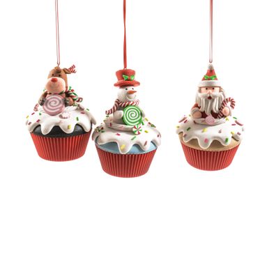 APPENDINO CUPCAKE H10CM IN ARGILLA MORBIDA.