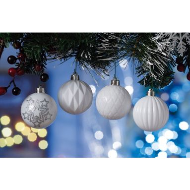 S/4 PALLINE NAT BIANC D6.