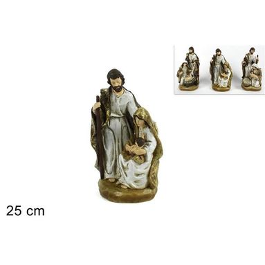 NATIVITA' 25CM BIANCO/ORO