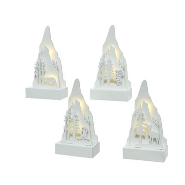 SCENARIO MONTAGNA A LED 5X15X8CM-2L.