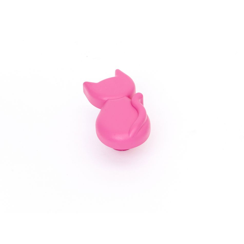 pomolo-gatto-plastica-fuxia
