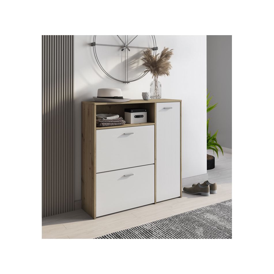 scarpiera-niki-92x27xh94cm-artisan-oak-slash-larice-bi