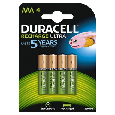 PILE DURACELL PRECARICATA MINISTILO B4 800MAH 4PZ
