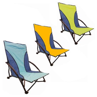 SPIAGGINA PRATIKA 55X65XH62CM BLU E ACCIAIO 18MM