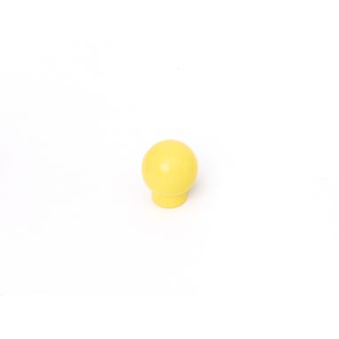 POMOLO PLASTICA SFERA LACCATO GIALLO MM.20