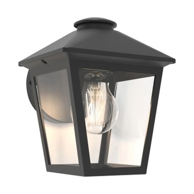APPLIQUE ZAGO E27 16X20XH16CM ALLUMINIO NERO IP44