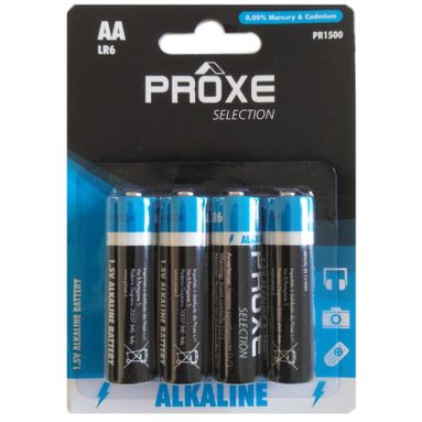 PILE STILO AA PROXE 1,5V LR6 4PZ